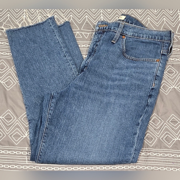 Madewell Denim - Madewell The Perfect Vintage High Waisted Straight Leg Jean Size 32